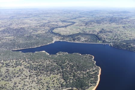 Aerial Image of WYANGALA DAM
