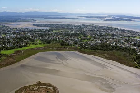 Aerial Image of MOTUOPAE ISLAND LOOKING NORTH-WEST OVER OTUMOETAI