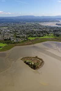 Aerial Image of MOTUOPAE ISLAND LOOKING WEST OVER BROOKFIELD