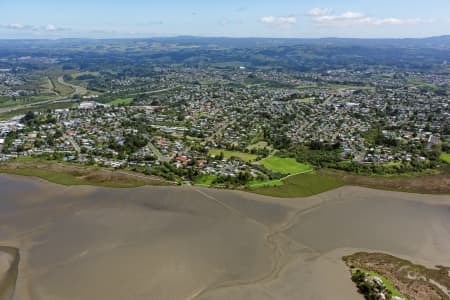 Aerial Image of TAURANGA LOOKING WEST OVER BROOKFIELD