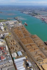 Aerial Image of PORT OF TAURANGA LOOKING SOUTH-WEST