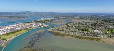 Aerial Image of OTUMOETAI AND TAURANGA PANORAMA, VIEWED FROM THE NORTH