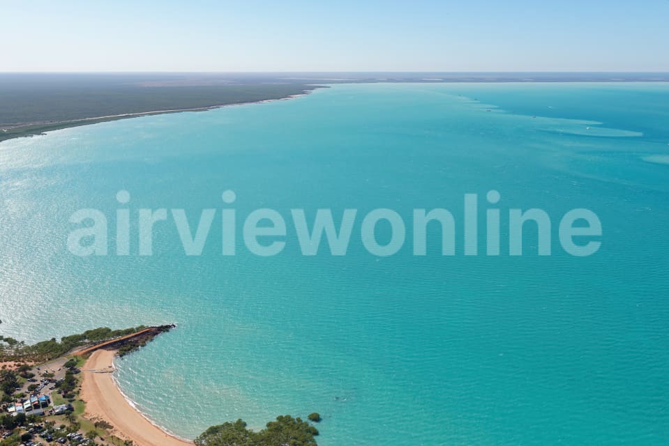 Aerial Image of Broome Town Beach Looking East