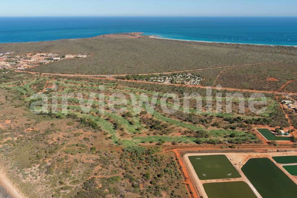 Aerial Image of Broome Golf Club Looking South-West