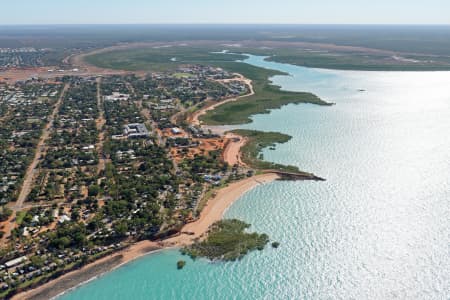 Aerial Image of BROOME TOWN BEACH LOOKING NORTH