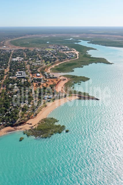 Aerial Image of Broome Town Beach Looking North