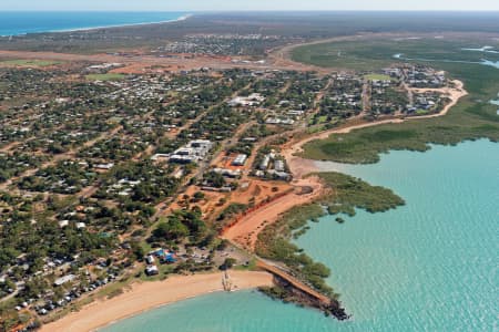 Aerial Image of BROOME TOWN BEACH LOOKING NORTH