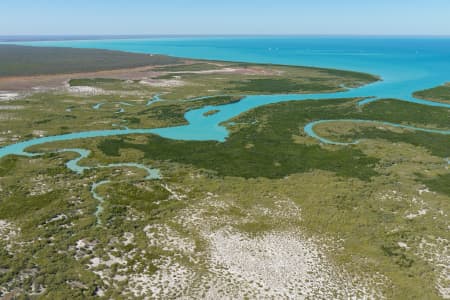 Aerial Image of BROOME MANGROVES LOOKING SOUTH-EAST