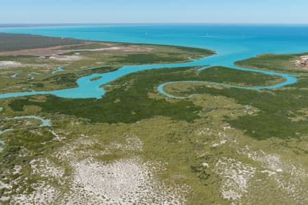 Aerial Image of BROOME MANGROVES LOOKING SOUTH-EAST