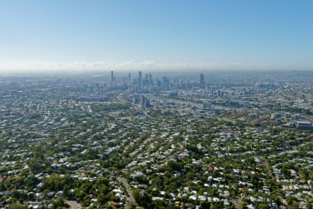 Aerial Image of AUCHENFLOWER LOOKING EAST TO BRISBANE CBD
