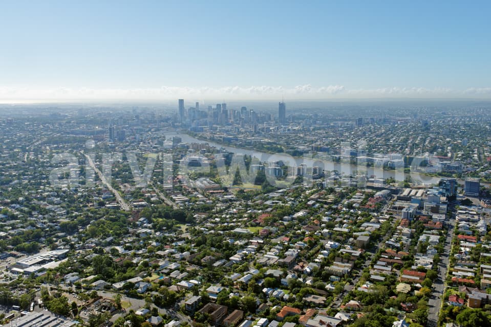 Aerial Image of Auchenflower Looking East To Brisbane CBD