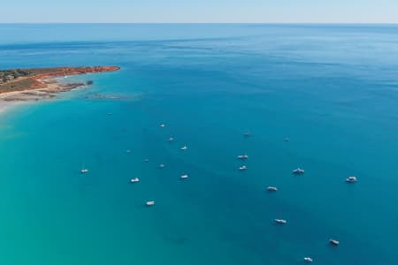 Aerial Image of BOATS ON THE WATERS NEAR GANTHEAUME POINT