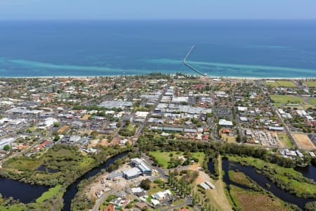 Aerial Image of BUSSELTON LOOKING NORTH OVER JETTY
