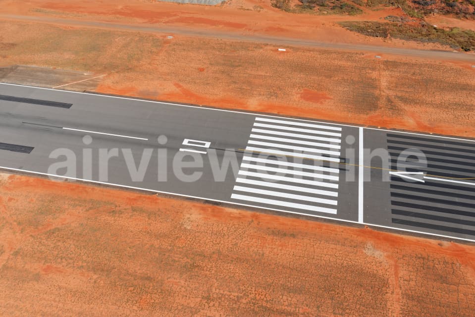 Aerial Image of Broome Airport Runway 10