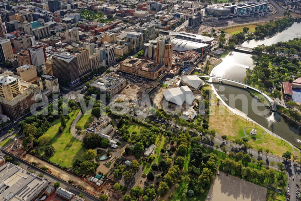 Aerial Image of Government House, Parliament House And Festival Centre, Adelaide