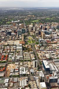 Aerial Image of SOUTH TERRACE LOOKING NORTH OVER ADELAIDE CBD