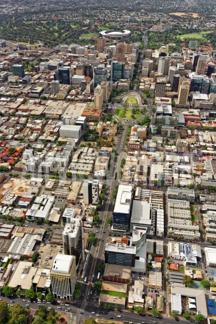 Aerial Image of South Terrace Looking North Over Adelaide CBD