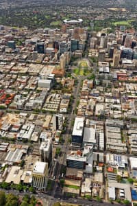 Aerial Image of SOUTH TERRACE LOOKING NORTH OVER ADELAIDE CBD