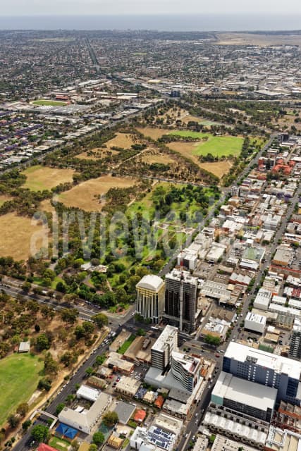 Aerial Image of Adelaide South Parklands Looking South-West