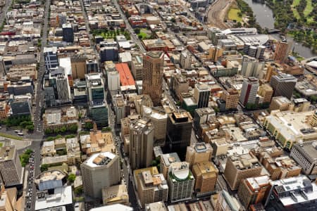 Aerial Image of AERIAL VIEW OF ADELAIDE CBD CENTRE