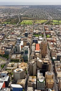 Aerial Image of ADELAIDE CBD LOOKING WEST