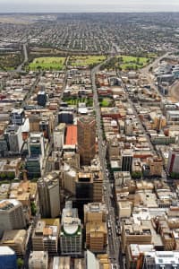 Aerial Image of ADELAIDE CBD LOOKING WEST