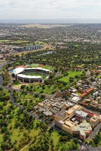 Aerial Image of NORTH ADELAIDE LOOKING SOUTH-WEST OVER ADELAIDE OVAL