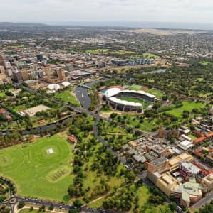 Aerial Image of NORTH ADELAIDE LOOKING SOUTH-WEST TO ADELAIDE OVAL