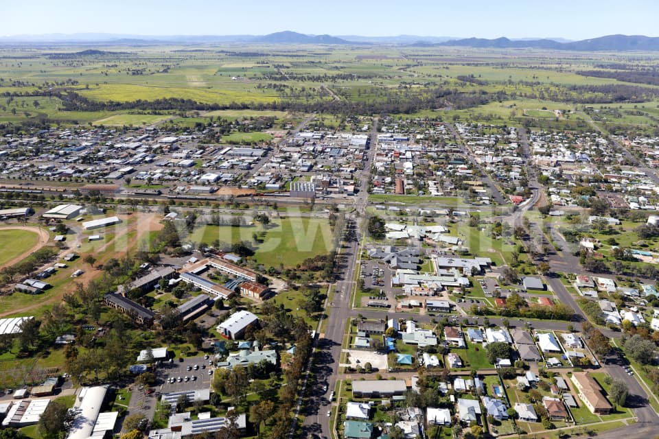 Aerial Image of Gunnedah Township