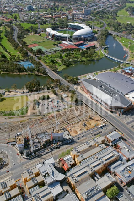 Aerial Image of Adelaide Health & Medical Science Site, Looking North-East