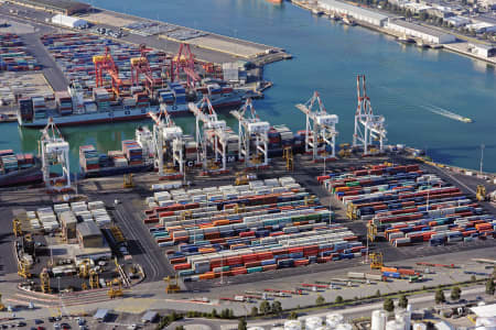 Aerial Image of COODE ISLAND SHIPPING CONTAINERS