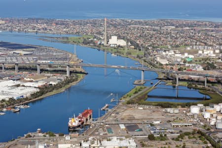 Aerial Image of WEST GATE BRIDGE LOOKING SOUTH