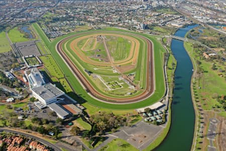 Aerial Image of FLEMINGTON RACECOURSE LOOKING EAST