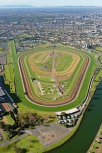 Aerial Photography Flemington Racecourse Looking East - Airview Online