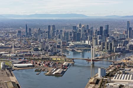 Aerial Image of MELBOURNE CBD FROM THE WEST