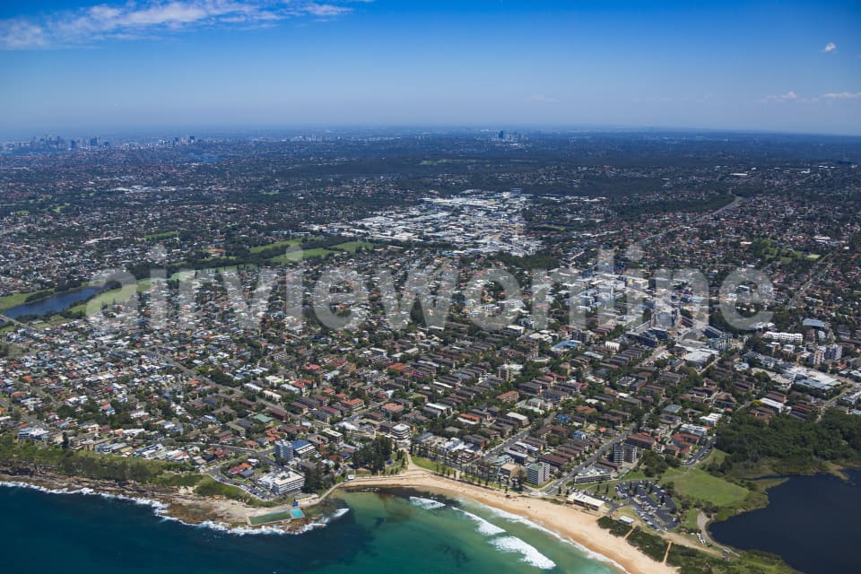 Aerial Image of Dee Why To The CBD