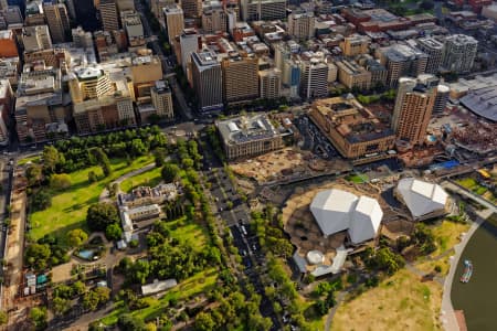 Aerial Image of GOVERNMENT HOUSE, PARLIAMENT HOUSE AND FESTIVAL CENTRE, ADELAIDE