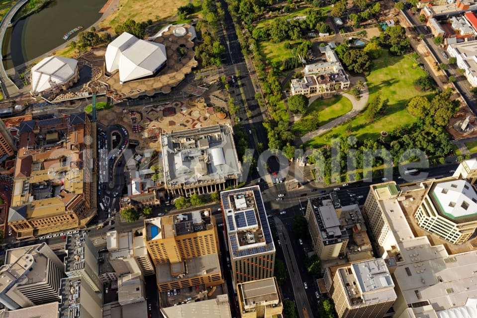 Aerial Image of Government House, Parliament House And Festival Centre, Adelaide