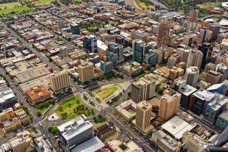 Aerial Image of VICTORIA SQUARE IN ADELAIDE CBD