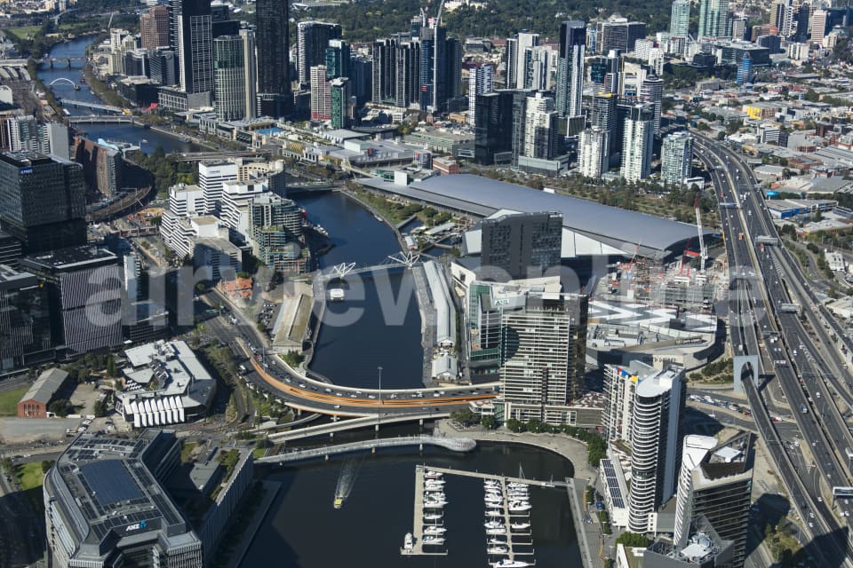 Aerial Image of Hilton South Wharf Melbourne Series