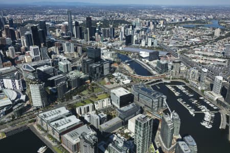 Aerial Image of DOCKLANDS MELBOURNE