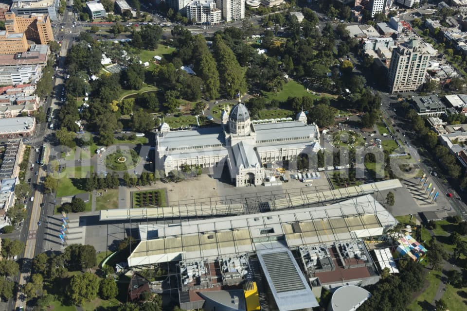 Aerial Image of Melbourne Museum & Carlton Gardens