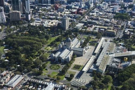 Aerial Image of MELBOURNE MUSEUM & CARLTON GARDENS