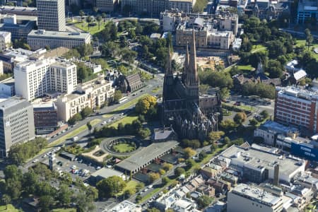 Aerial Image of ST PATRICK\'S CATHEDRAL MELBOURNE