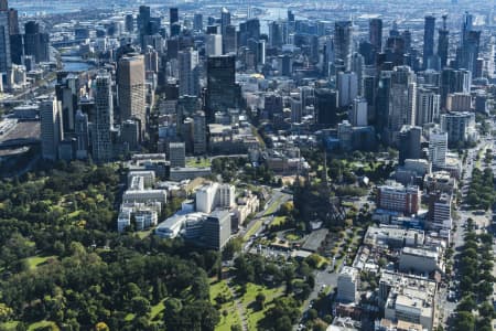 Aerial Image of ST PATRICK\'S CATHEDRAL MELBOURNE