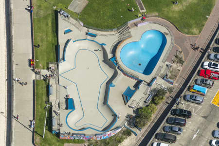 Aerial Image of BONDI SKATE PARK