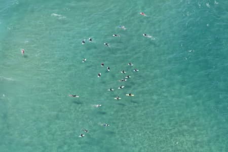 Aerial Image of BONDI BEACH ON A SATURDAY