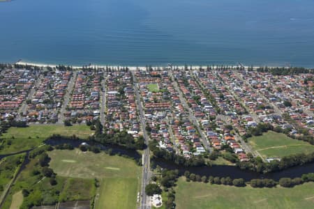 Aerial Image of BRIGHTON LE SANDS, MONTEREY & RAMSGATE BEACH