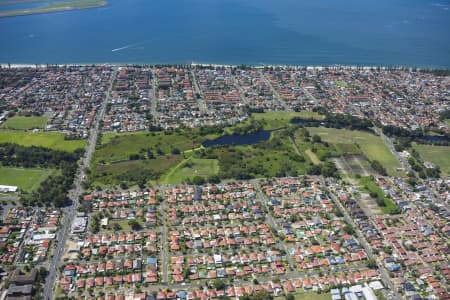 Aerial Image of BRIGHTON LE SANDS, MONTEREY & RAMSGATE BEACH