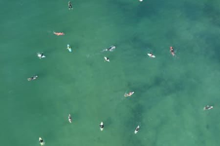 Aerial Image of BONDI BEACH SURFING SERIES